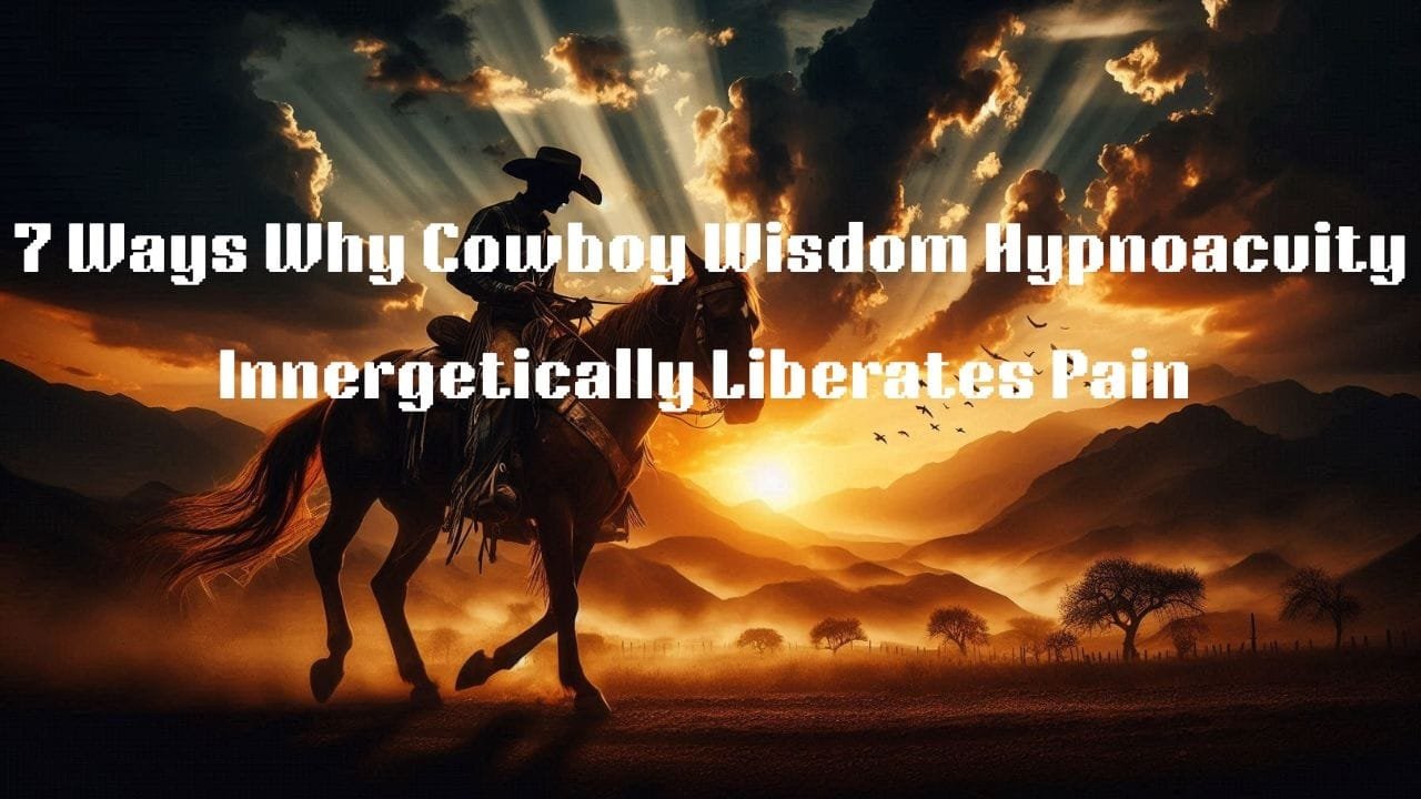 7 Ways Cowboy Wisdom Hypnoacuity Innergetically Liberates Pain