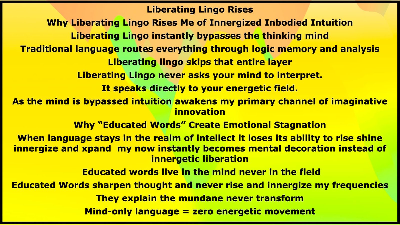 Liberating Lingo Rises