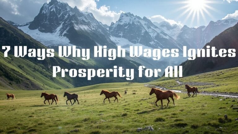 7 Ways why high wages Ignites prosperity for all
