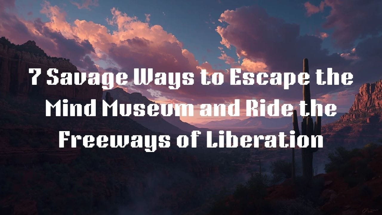 7 Savage Ways to Escape the Mind Museum and Ride the Freeways of Liberation